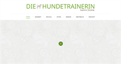 Desktop Screenshot of diehundetrainerin.com